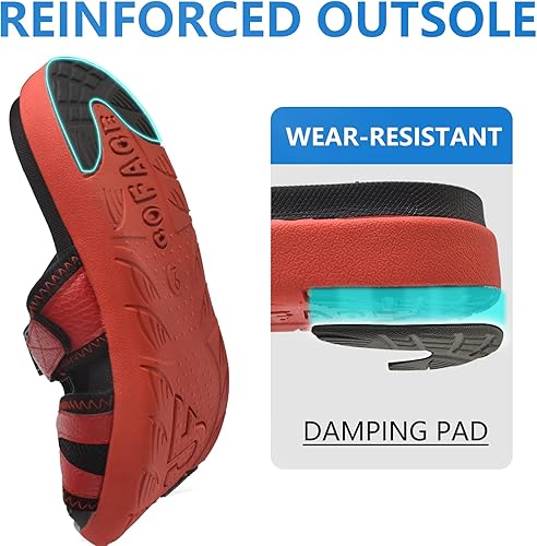 Miniatura 6 de COFACE Sandalias de recuperación deportiva para hombre, fascitis plantar, suaves, ligeras, ortopédicas