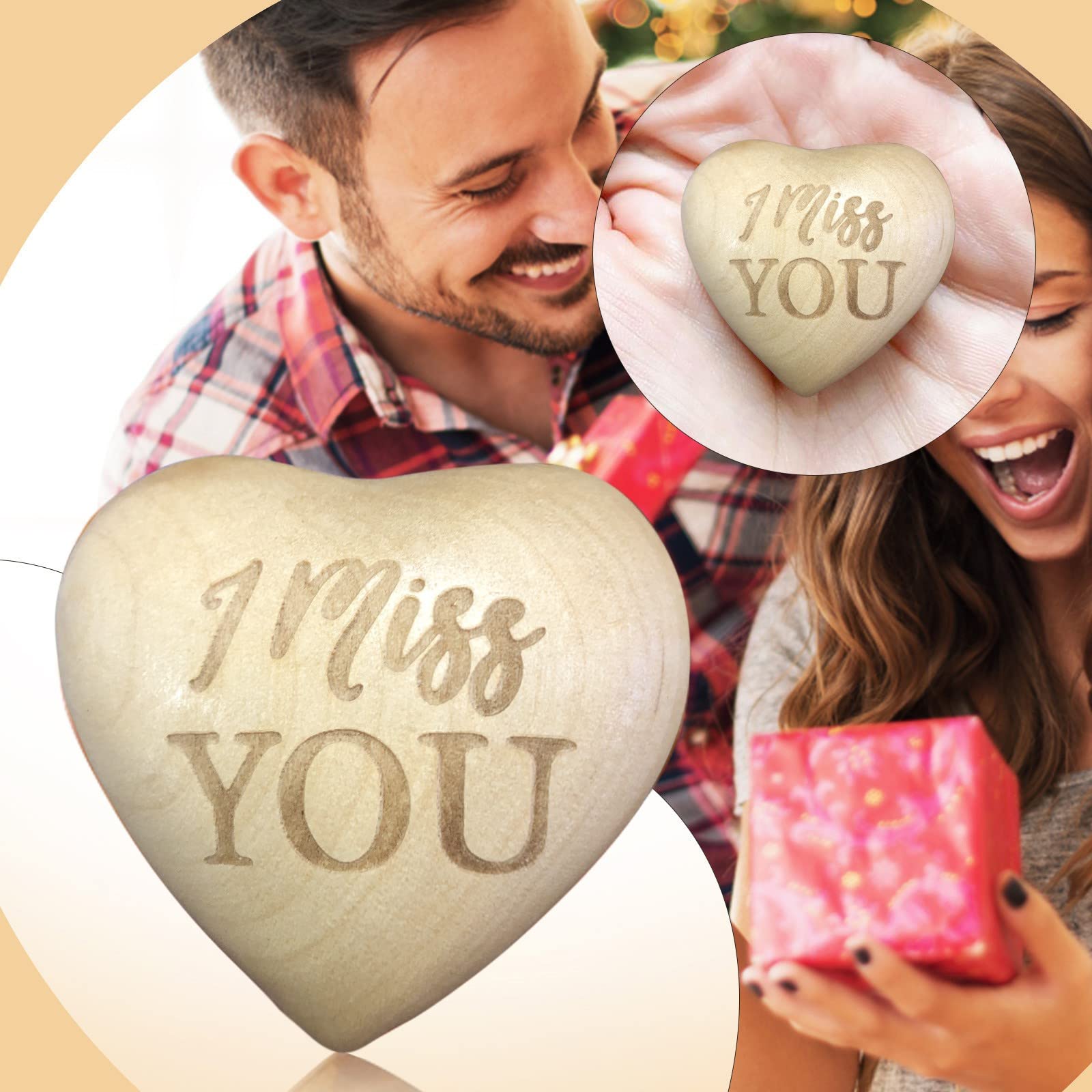 Houten Hart Geluk, Liefde En Gezondheid