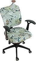 Vista 18 de Forcheer - Fundas elásticas para silla de oficina de Jacquard, resistentes al agua, 2 piezas para sillas de escritorio o de la computadora