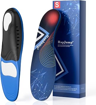 Plantar Fasciitis Pain Relief Feet Insoles Orthotics Arch Support Insoles with Motion Control Shoe Inserts Work Boot Flat Feet Comfortable for Men and Women Improve Balance[1-Pair], S