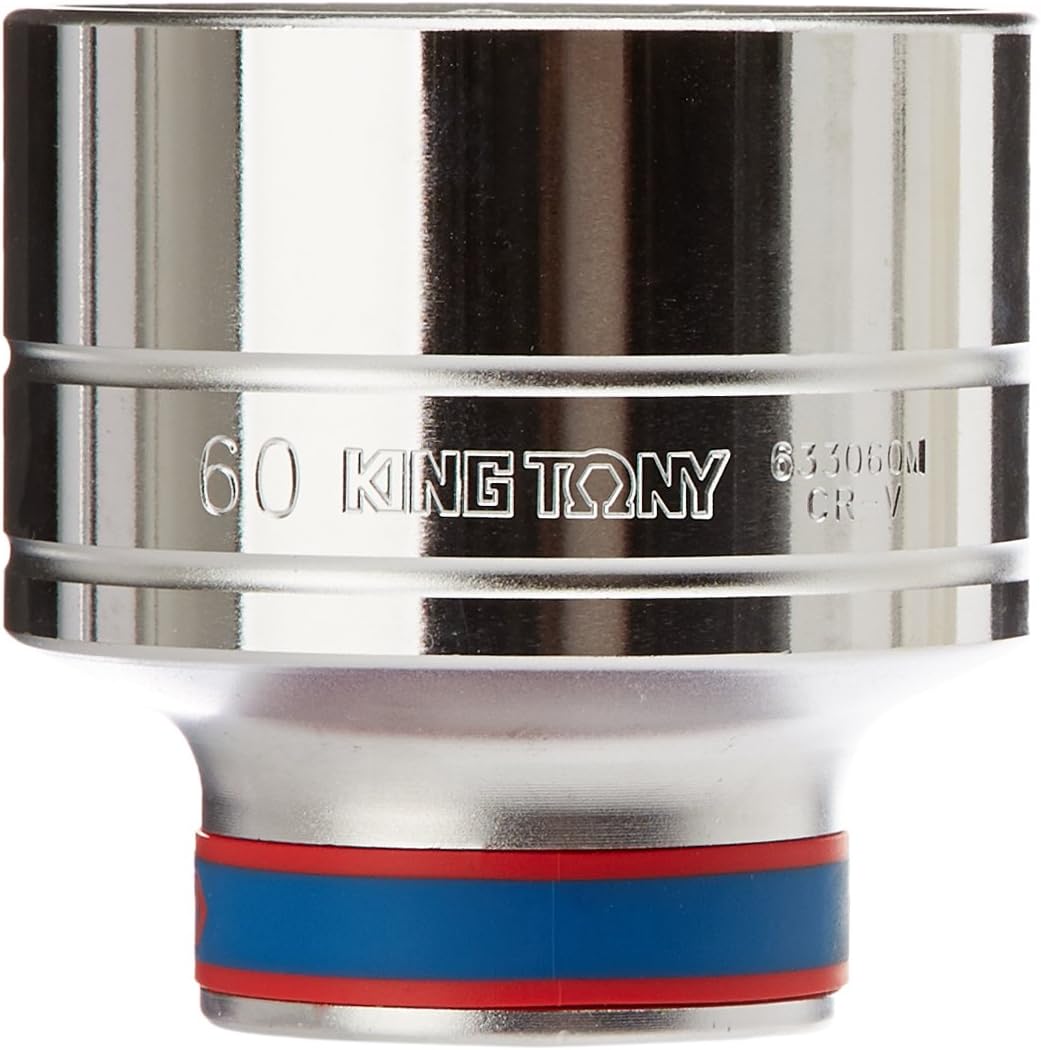 KING TONY 633060M 12-Points Socket, 60 mm, 3/4-inch