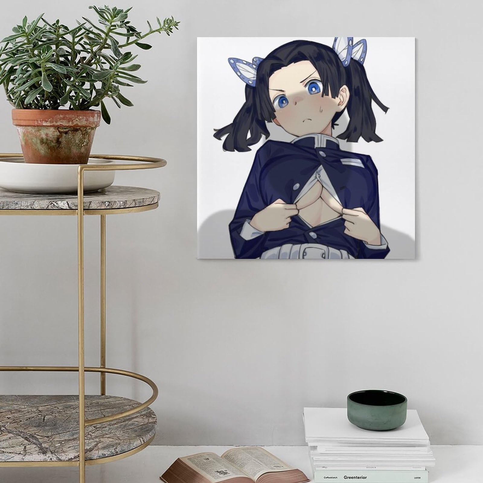 Anime Girl Kanzaki Aoi Poster Canvas Wall Art Anime Aoi No Bra