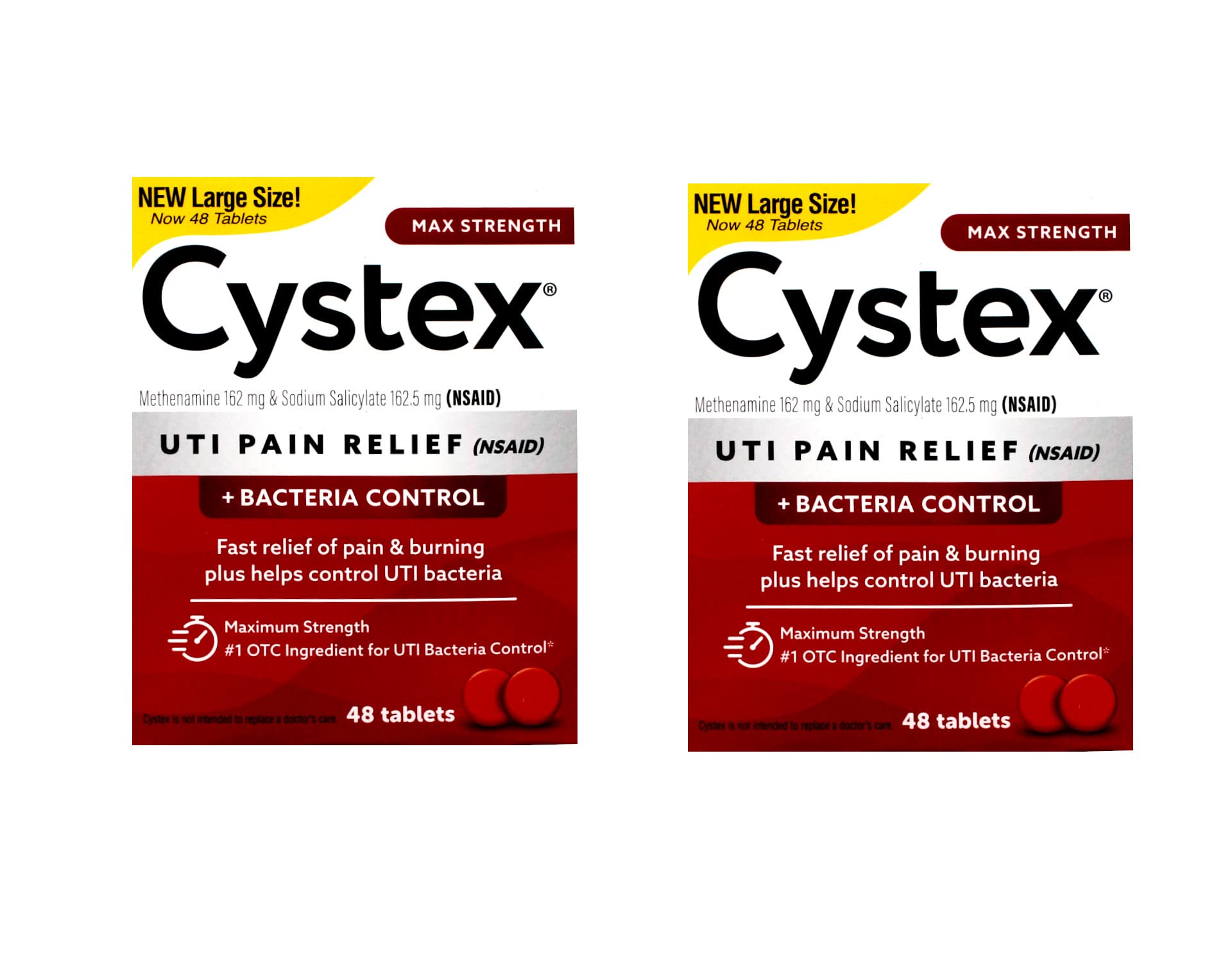 Plus Urinary Pain Relief Tablets 40 ea (Packs of 2)