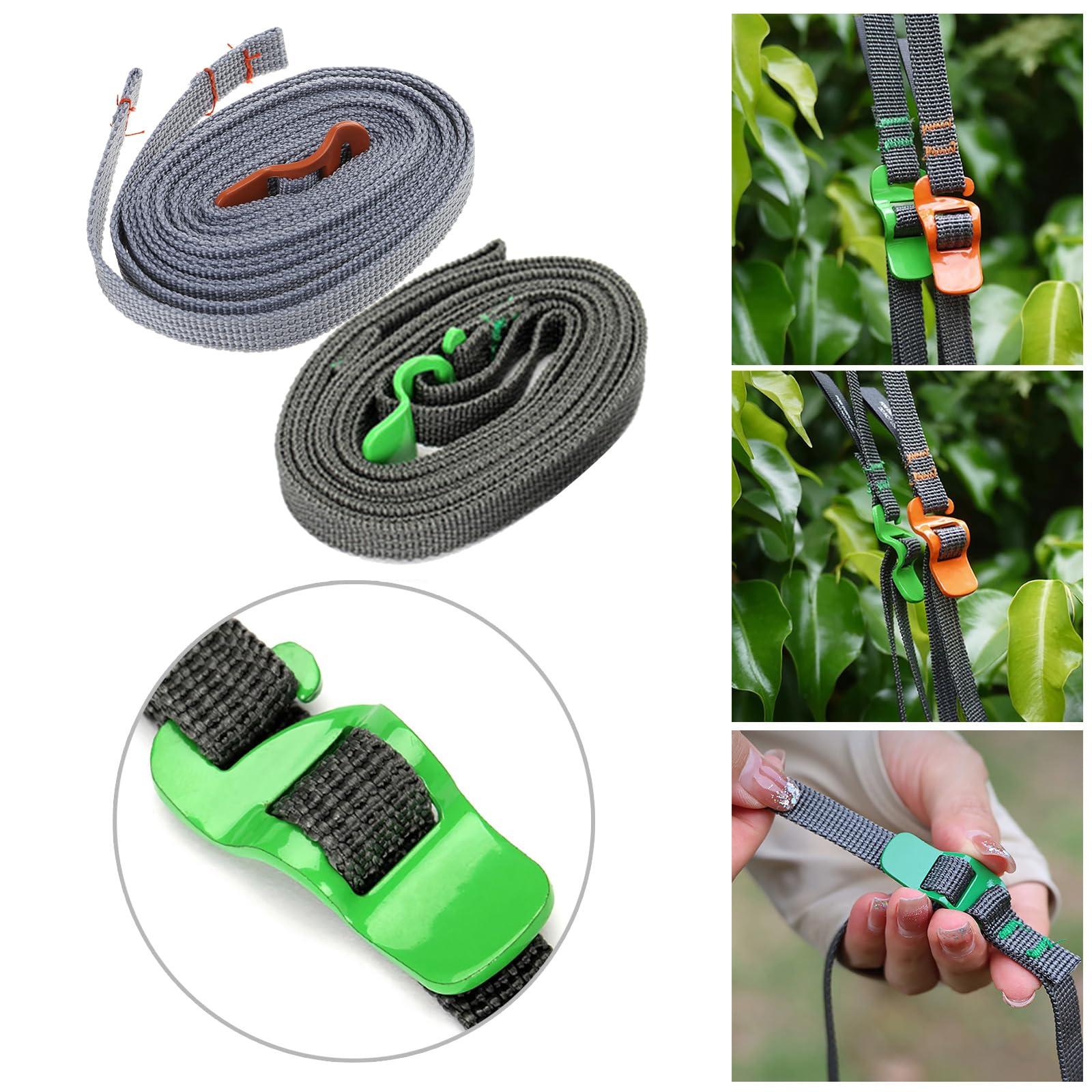 Ratchets Tie Down Strap Tensioning Belt Adjusted Lashing Strap for Cargo Trailer Truck Kayaks Luggages Strap