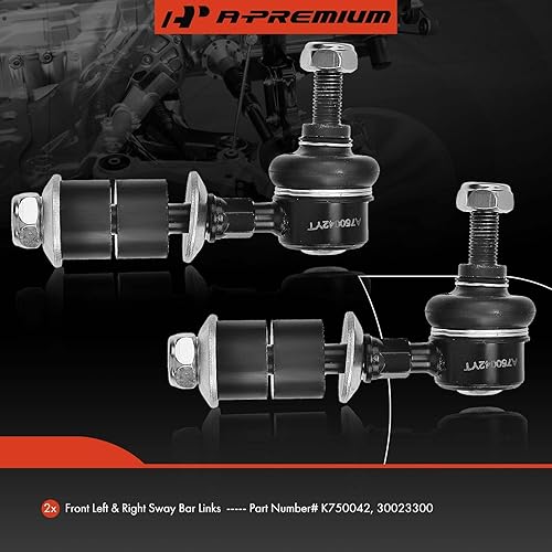 Miniatura 2 de A-Premium 2 eslabones de barra estabilizadora delantera, compatibles con Chevrolet Tracker 1999-2004, Suzuki Vitara 1999-2004