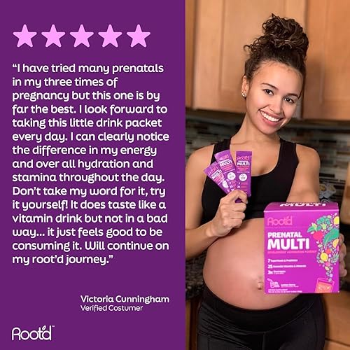 Miniatura 8 de Polvo prenatal multivitamínico  25 vitaminas y minerales  electrolitos para mamá  bebé  Hierro folato vitamina D3 A C E B Complex B12 Zinc