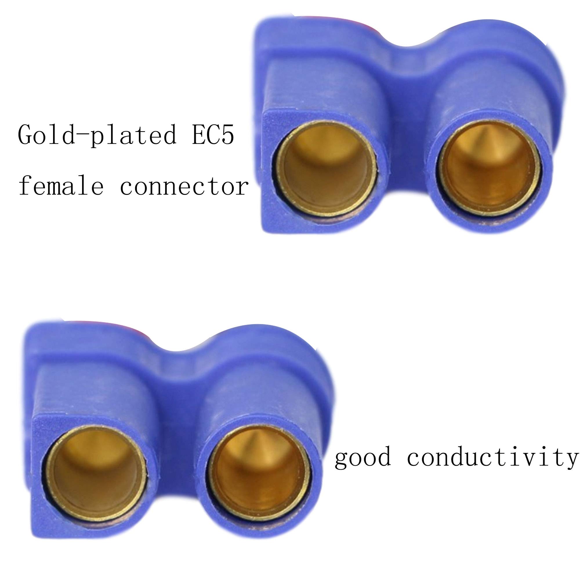 Amazon.com: GINTOOYUN EC5 Female Banana Connector with 10awg