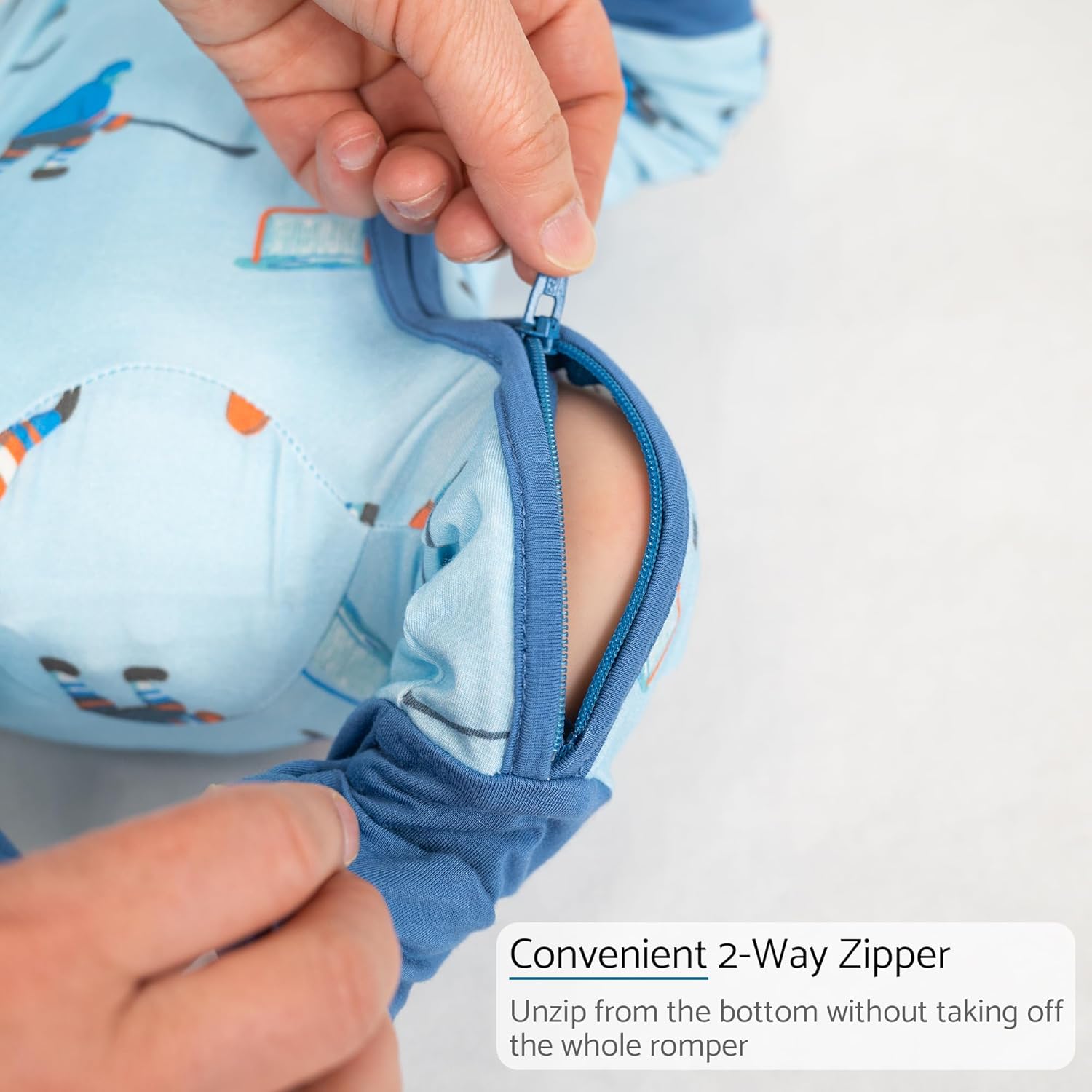 LollyBanks Baby Pajamas, Baby Romper 95% Bamboo Viscose and 5% Spandex - Image 6