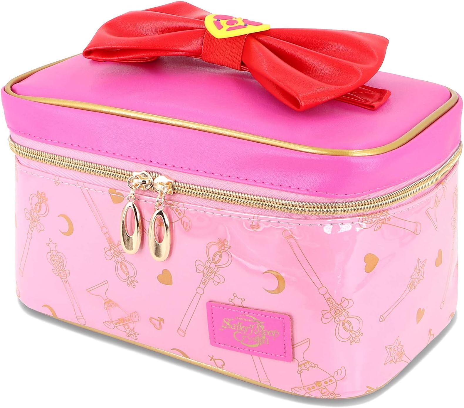 RoffatideAnime Cosmetic Bag for Women Waterproof Makeup Bag Travel Organizer Case Storage Bag Pink Medium