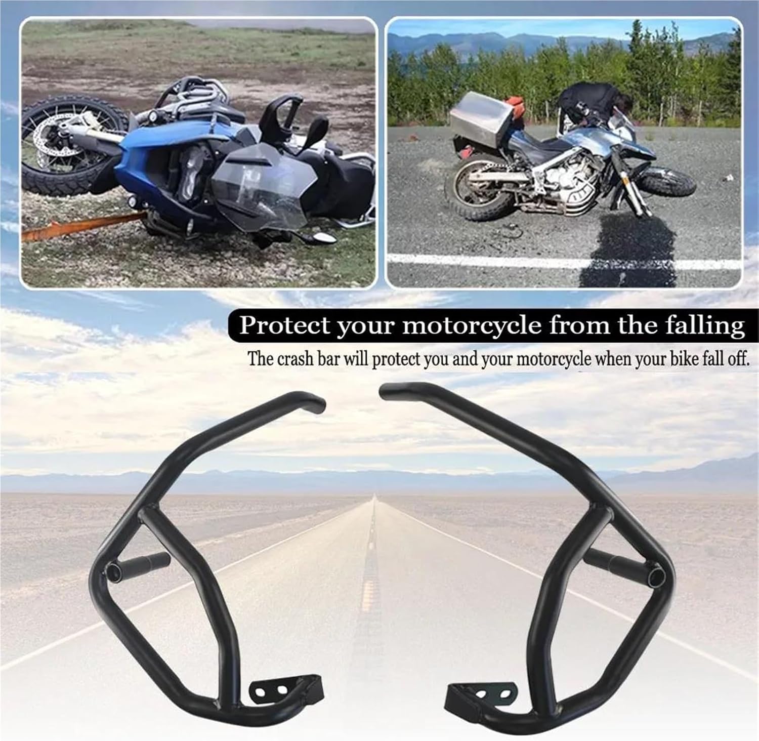 Motorcycle Crash Bars Frame Protector Guard Falling Protection Bumper Protection for Kawasaki Z900RS Z 900 Z900 RS 2021 Motorcycle Accessories