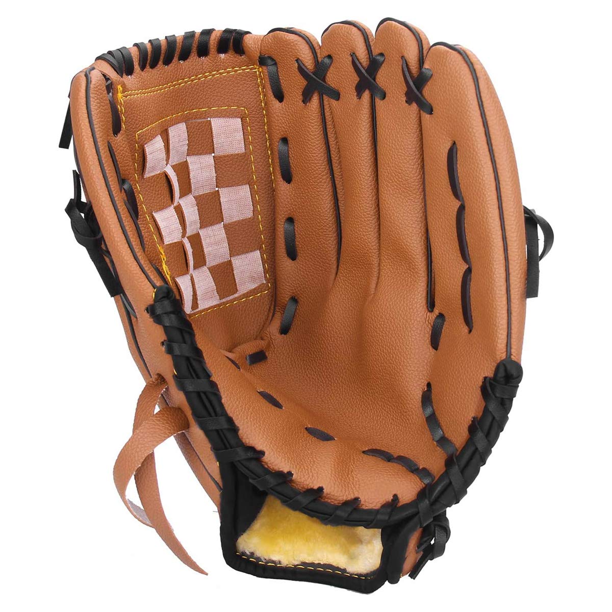 Honkbalhandschoen Softbal Handschoenen 12.5 inch Baseball Catcher's Mitt PU Lederen Linkerhand Handschoenen Rechterhand Gooi voor Kinderen Jeugd Volwassen Beginner of Infielder