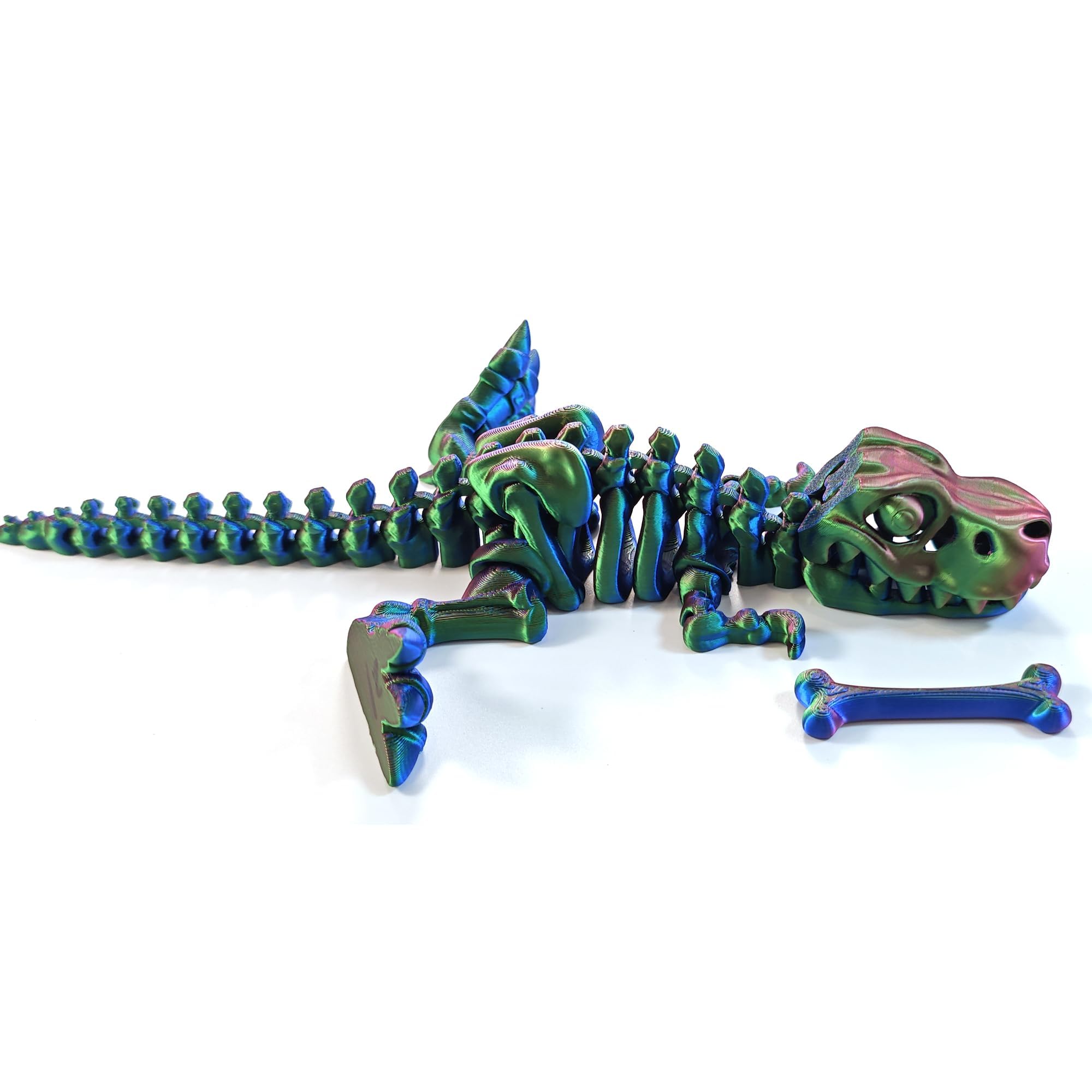 Generisch Flugsaurier Skelett Figur, 10cm 3D Gedruc Produktbild-Vorschau 2