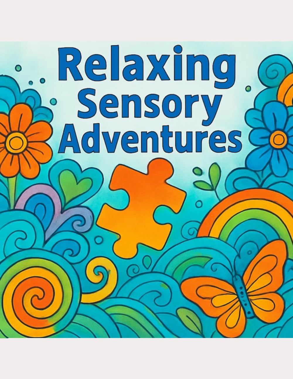 Relaxing Sensory Adventures: A Coloring Book to Calm the Senses