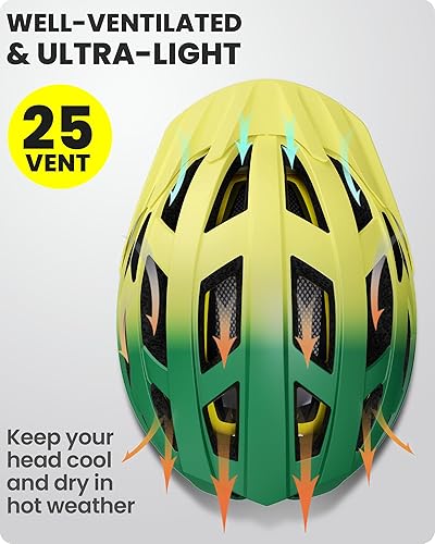 Miniatura 9 de OutdoorMaster Casco de ciclismo Gem Recreational MIPS  Dos forros extraíbles y ventilación en varios entornos  Casco de bicicleta en montaña,