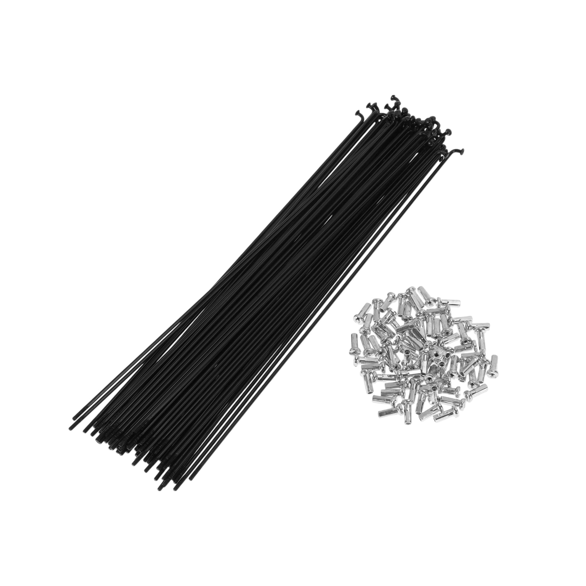 TUCKBOLD 72 Set 14G Bicycle Spoke 237mm Bike Wheel Spoke Carbon Steel Black — image 1