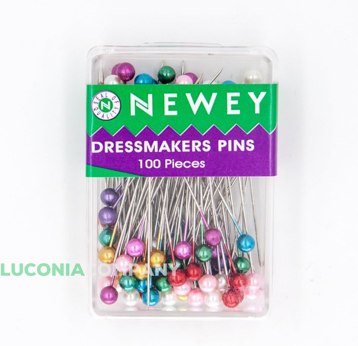 100 Pieces England Colorized Dressmakers Pins Pearlized Round Head Decorative Sewing Notions Malaysia