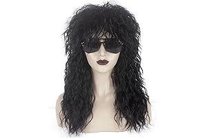 Big Hair 80s Rock Cosplay Wig for 70s 80s Punk Style