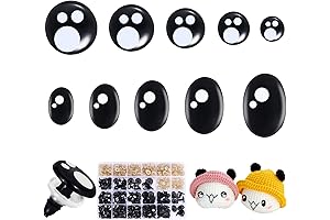 Ecavria [400PCS] Safety Eyes for Amigurumi - Craft Eyes for Crochet Toys and Stuffed Animals