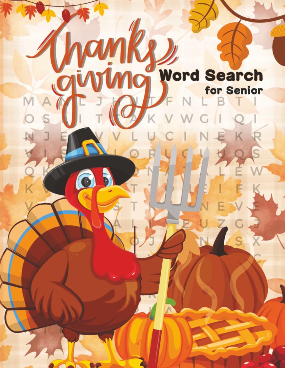 Thanksgiving word search: puzzle for senior
