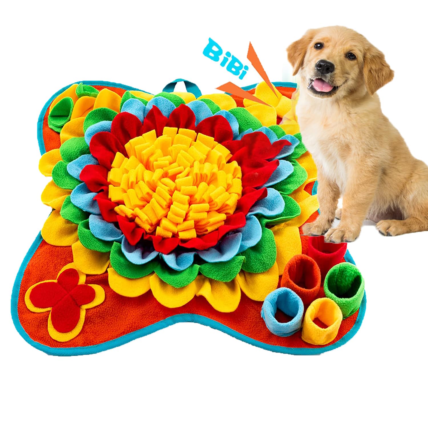 Snuffle Mat for Dogs Pet Treats Feeding for Small Medium Breed Dogs Non-Slip Interactive Dog Puzzle Toys Encourages Natural Foraging Skills