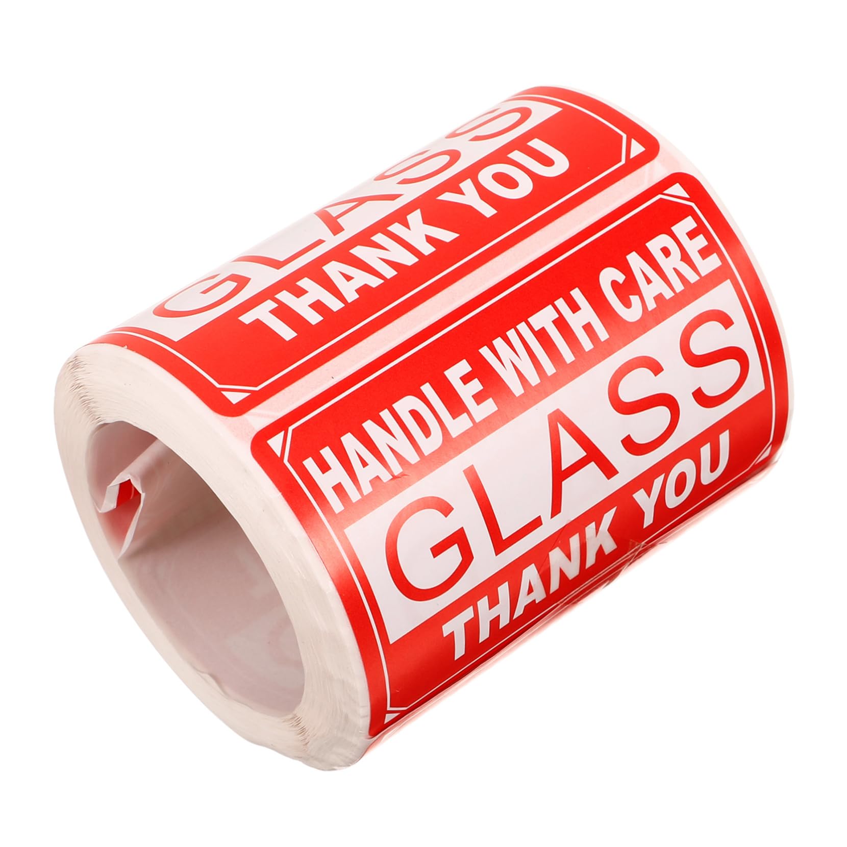 GLEAVI 4rotoli Etichette Adesive Fragili Stickers Di Per Imballaggio e Spedizione Facile Applicazione Resistente Per Protezione e Identificazione