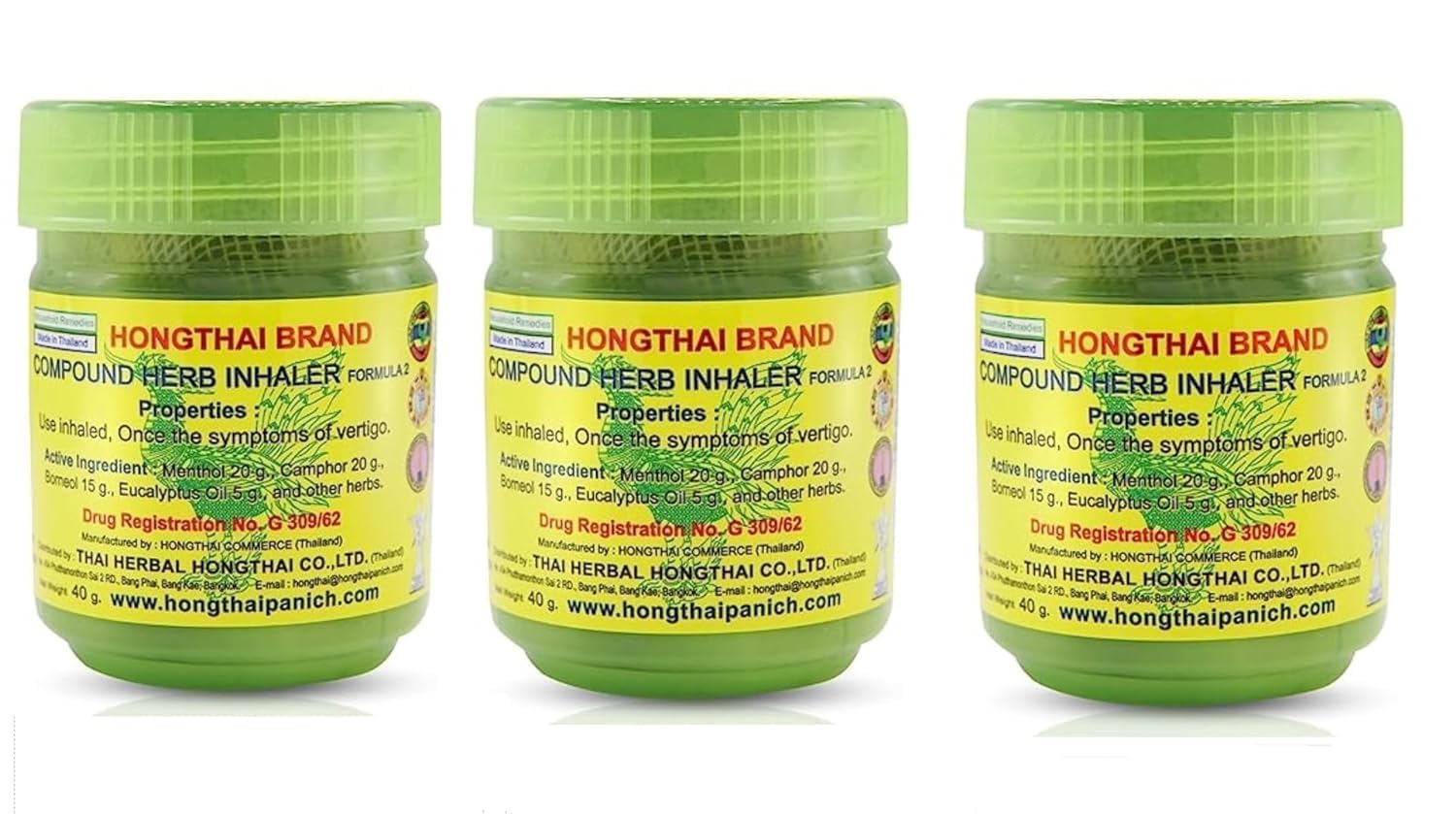 Hong Thai Traditional Thai Herbal Inhalant (Pack of 3) (B0D42CTSKC) Amazon Price History, Amazon Price Tracker