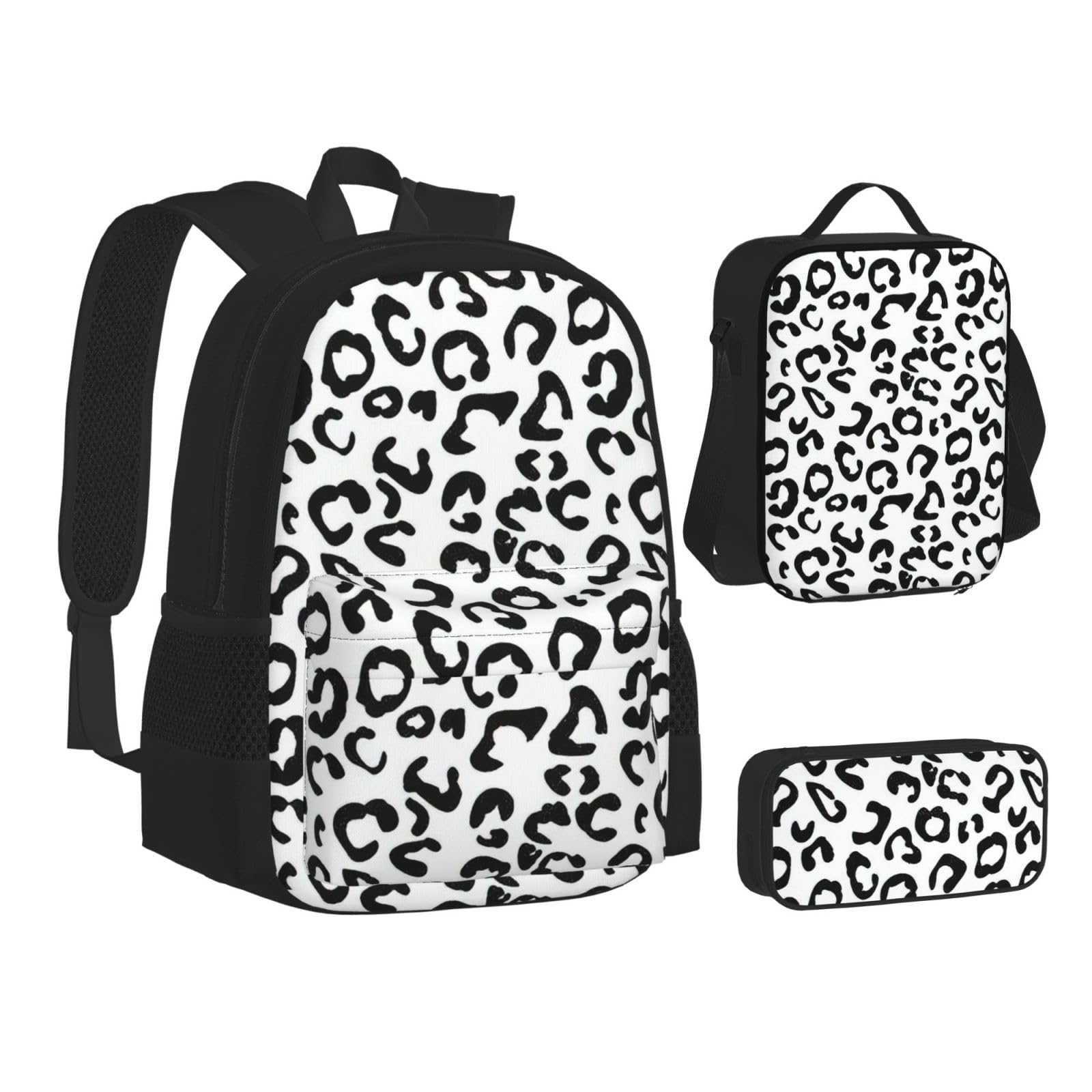 Zaino, borsa portapranzo, astuccio, set da 3 pezzi, per lavoro e