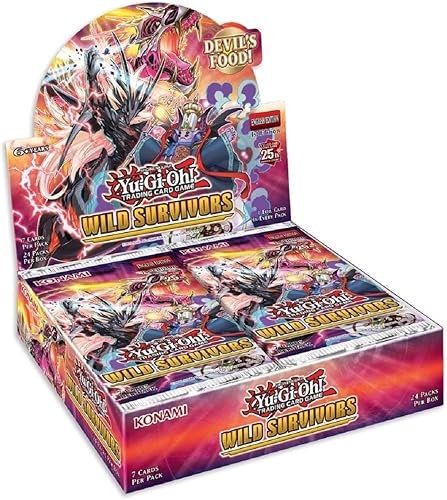 Konami Yu-Gi-Oh! Wild Survivors Box con 24 sobres