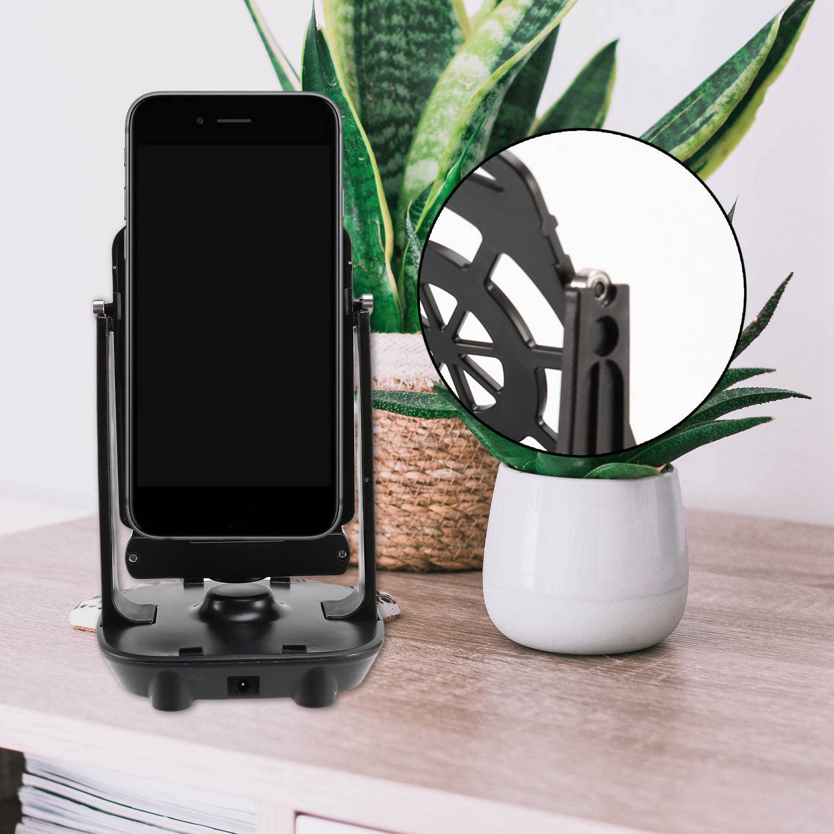 Jkjhbhged Phone Swing for Pet GO Cellphone Pedometer Steps Counter Support 2 Phones Quick Steps Super Mute Counter, black