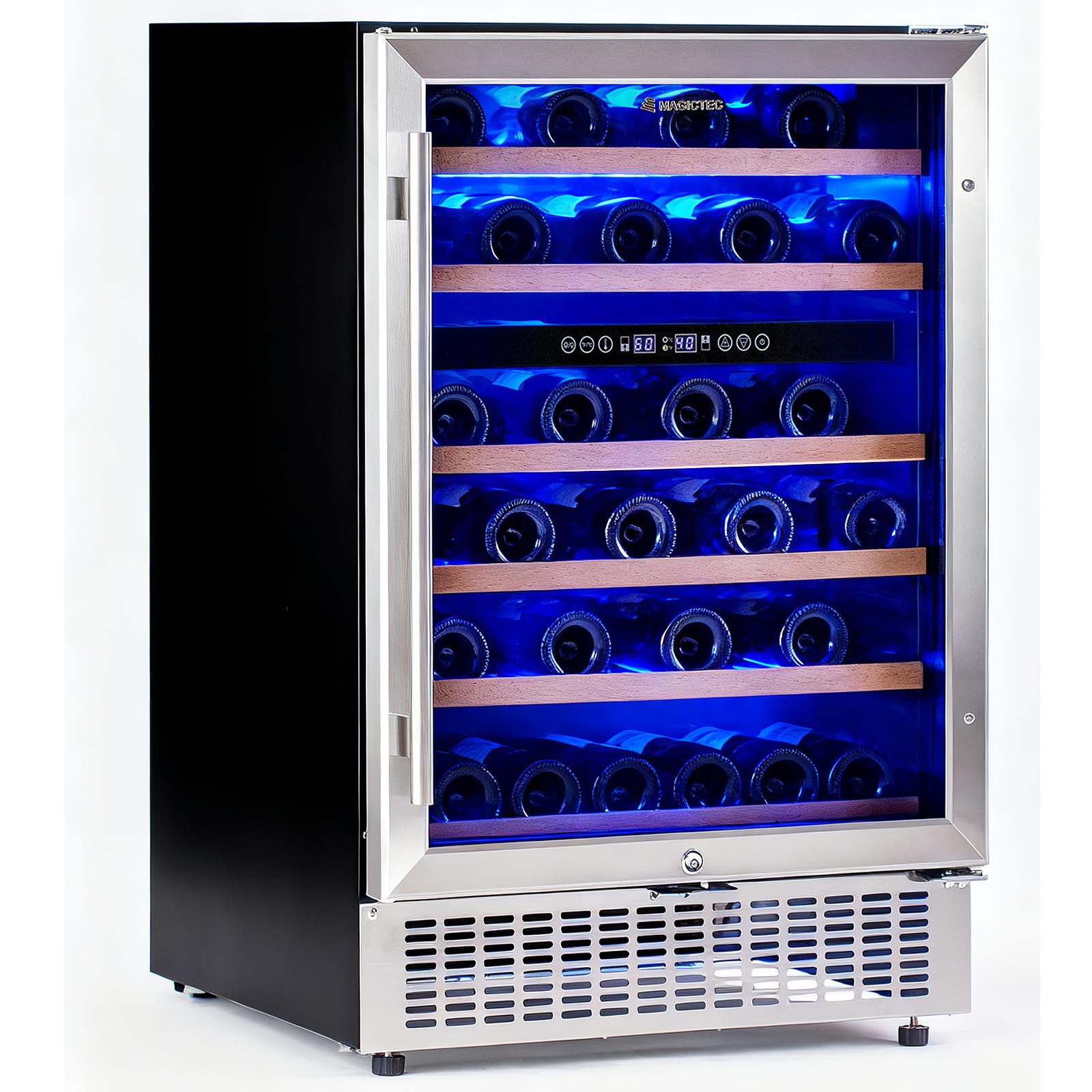 magictec MWC145D Wine Cooler Stainless Steel
