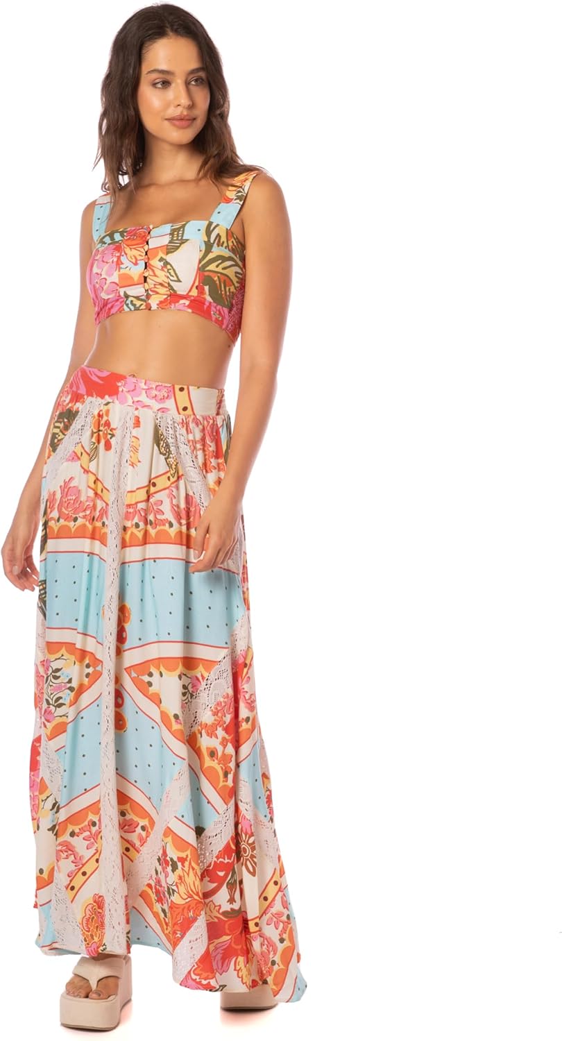 Maaji Womens Chambray Skirts Long Skirt Long Skirt - Image 2