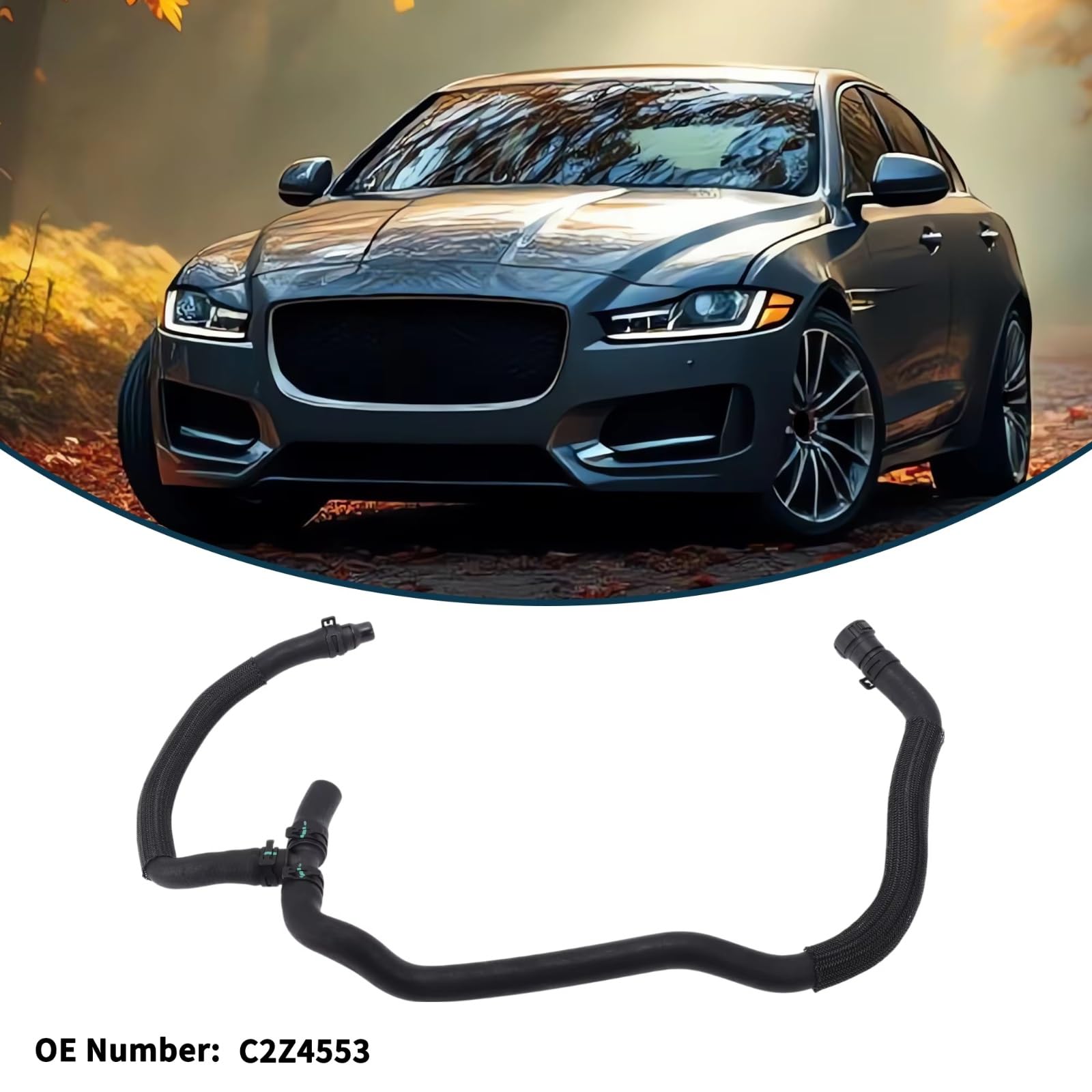 Tubi Flessibili Per Radiatore Per Jaguar XF 2014 2015 C2Z4553 Auto tubo radiatore | Tubo flessibile per radiatore C2Z4553 Tubo del liquido di raffreddamento Accessori per auto