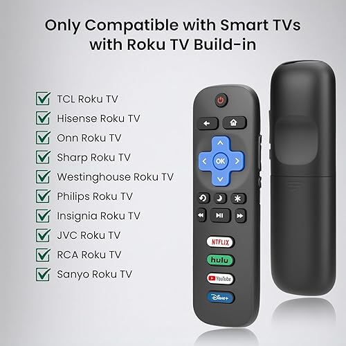 Miniatura 33 de Mando a distancia de repuesto para Insignia/Toshiba/AMZ TV, apto para TV Stick 4k, 4k Max, Cube