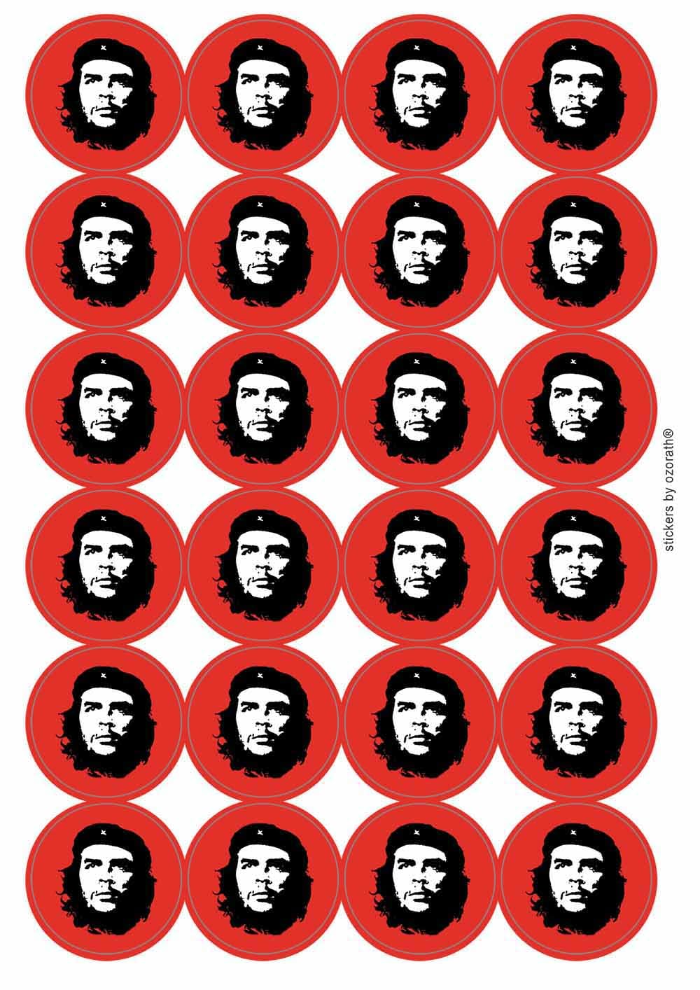 Ozorath Che Guevara Matt Paper Stickers