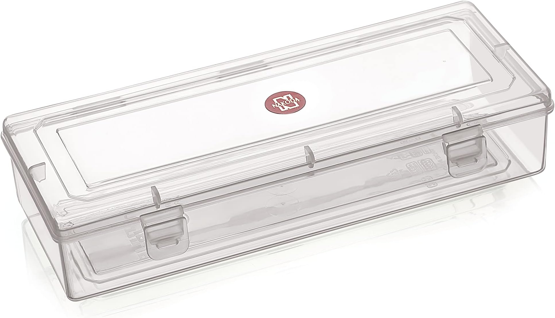Nakoda 888 Tulip Plastic Container for Home Storage,Color May vary -1300 ml, (28.6 x 10.6 x 6.2) cm
