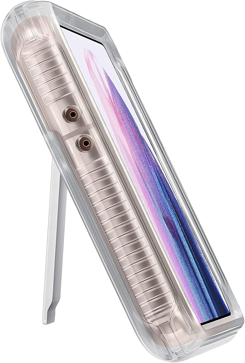 SAMSUNG Galaxy S21 Rugged Clear Standing Cover