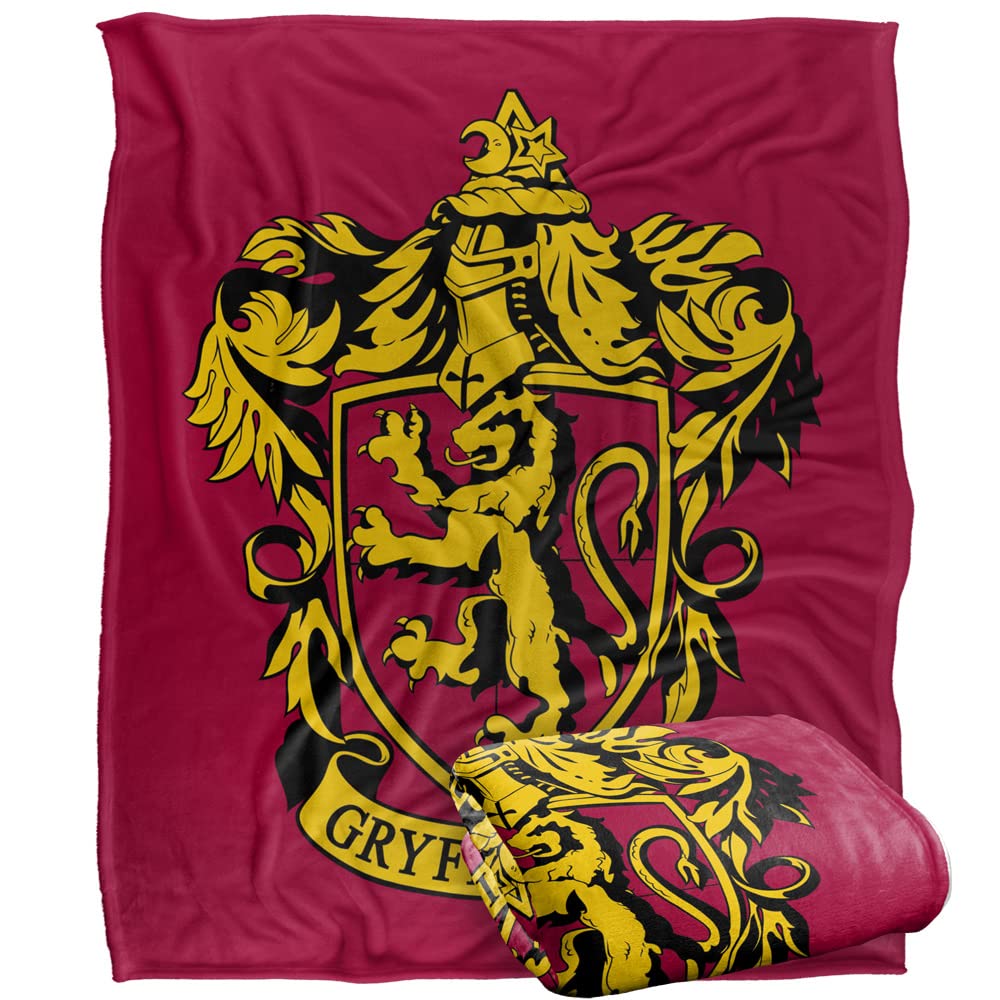 Warner Brothers Harry Potter Gryffindor Crest Blanket 152 x 127 cm