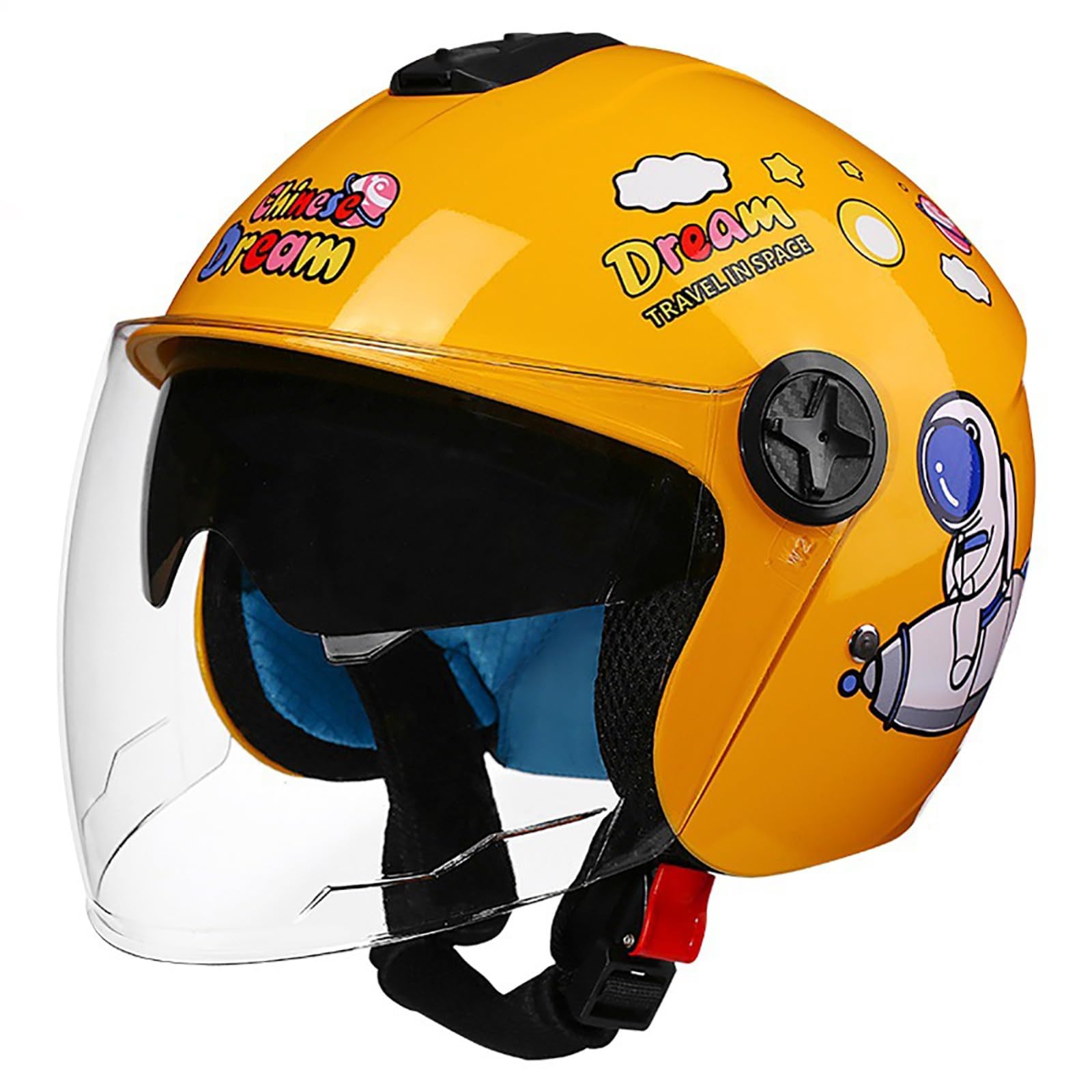Kask dziecięcy Kask rowerowy Kaski DOT FMVSS-218 zatwierdzony młodzież kask ochronny kask jeździecki kask outdoorowy dziecięcy sportowy kask C,(50-56 cm)