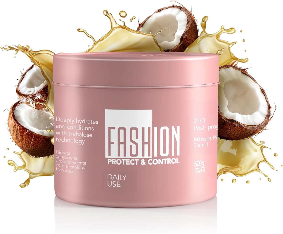 Fashion Gold Ybera Paris Protect & Control Conditioning Hair Mask, 500g | Large 500g 2-in-1 trehalose hair mask for softness, shine and frizz control