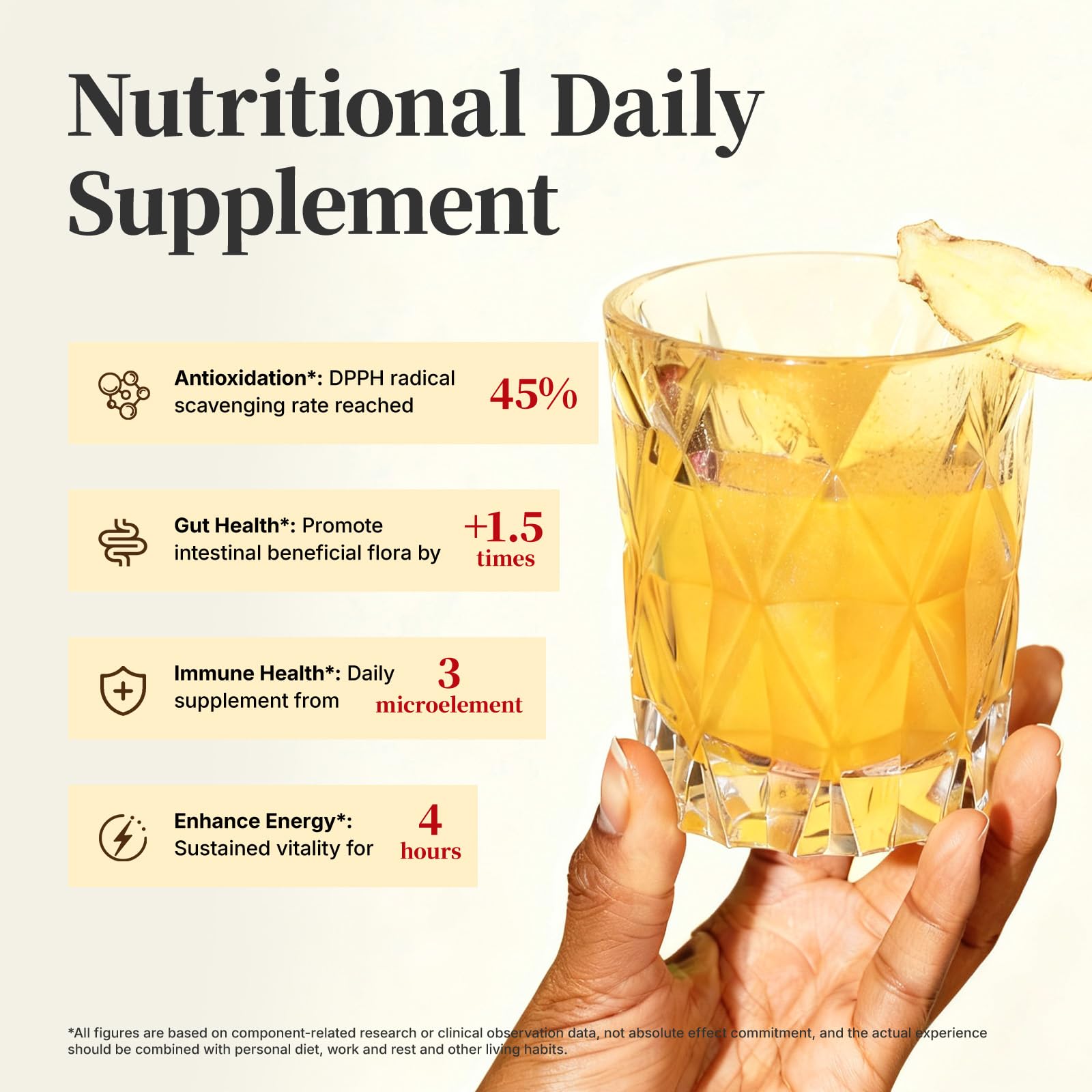 Veltracha Ginger Shot Powder, Lemon Turmeric Drink, 30 Servings — Amazon image 3