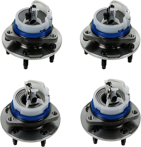 Vista 843 de TRQ Juego de 2 rodamientos y bujes de rueda trasera izquierda y derecha compatible con Ford Expedition 2007-2010 Lincoln Navigator 2007-2010