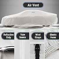 Vista 97 de iCarCover Compatible con Mazda Mazda2 Hatchback SUV 2011-2014 Funda para automóviles, forma ajustada, acolchada, cubierta exterior completa