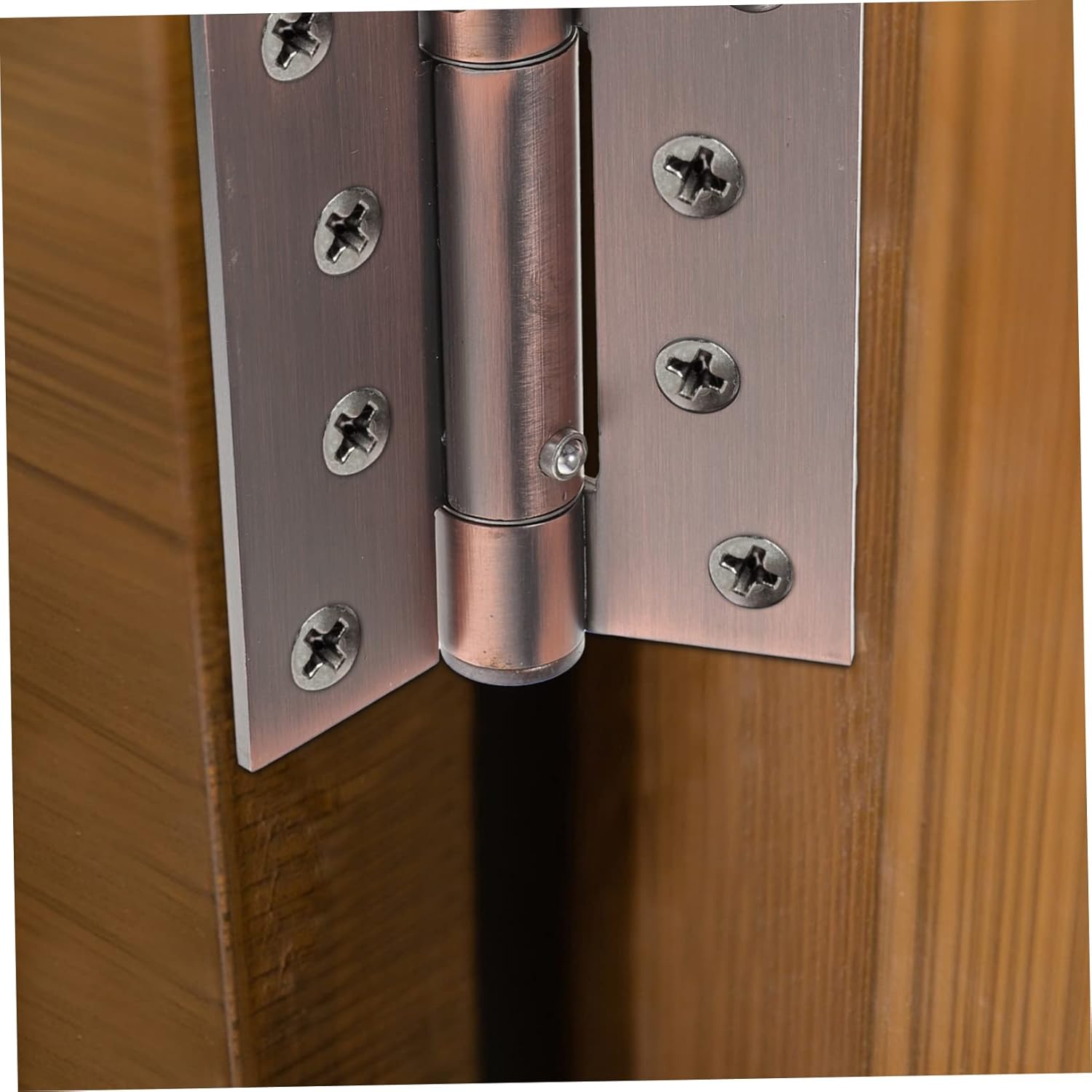 2 Pcs Aluminum Alloy Self Closing Door Hinge Door Hinge Stopper Heavy Duty