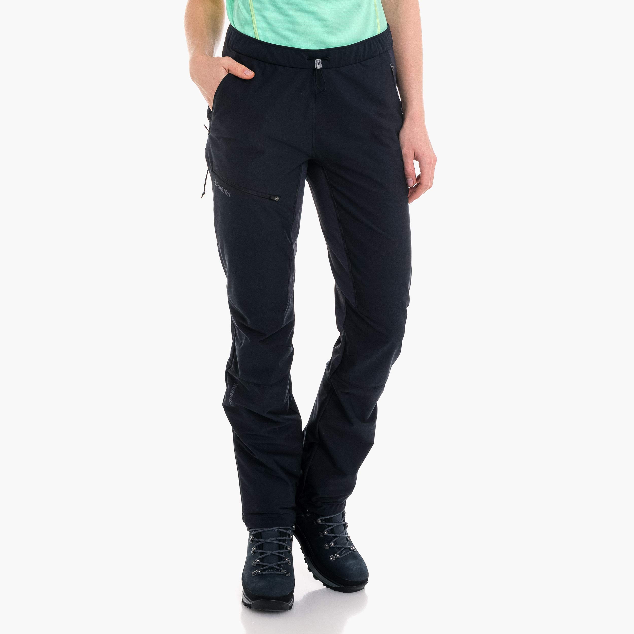 Schöffel Women's Wallis Light Trousers, womens, womens pants, 12601, Black, 34 (EU)