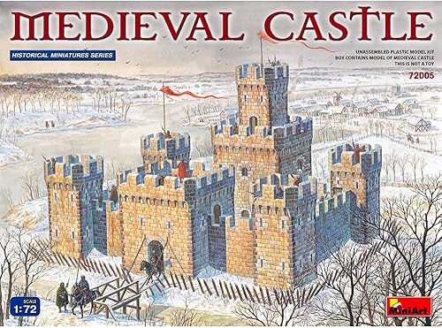 Miniatura 1 de Miniart Kit de modelo de plástico castillo medieval a escala 172
