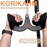Ergonomic Design Lat Pull down Bar Grip Handle, Lat Pulldown Attachments, Strength Trainer for Athletes, Climbers & Fitness Enthusiasts