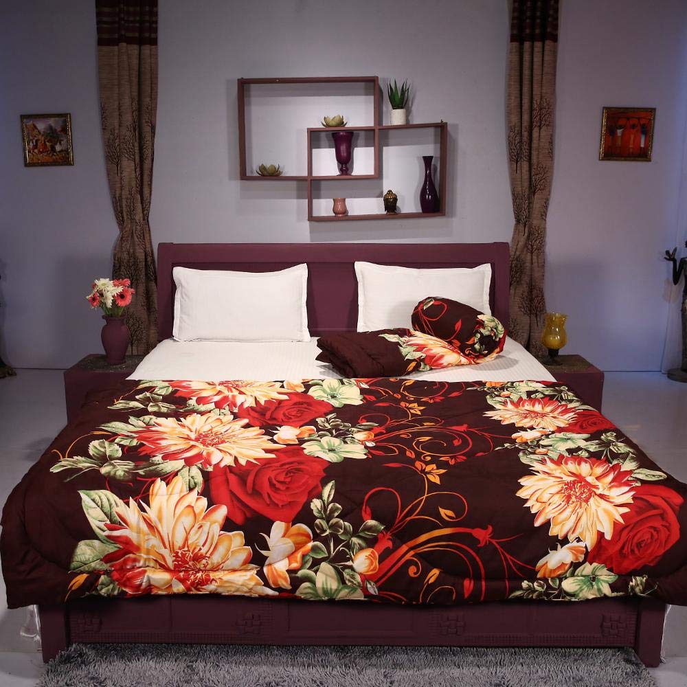 Kurlon 2 Pc Single Bed Comforter Brown DN 1724CM0053 Amazon.in Home & Kitchen