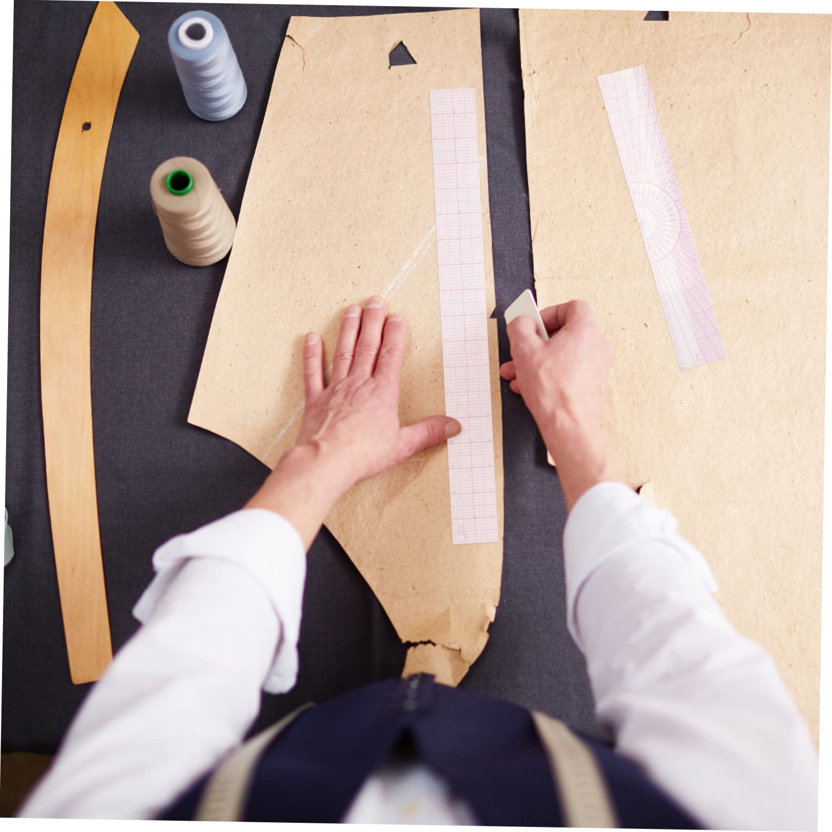 ARTIBETTER Conjunto Reglas Curvas Transparentes Para Costura Y Patronaje Reglas Plásticas Multiusos Con Precisa Para Confección Y Diy 4 Piezas X 5