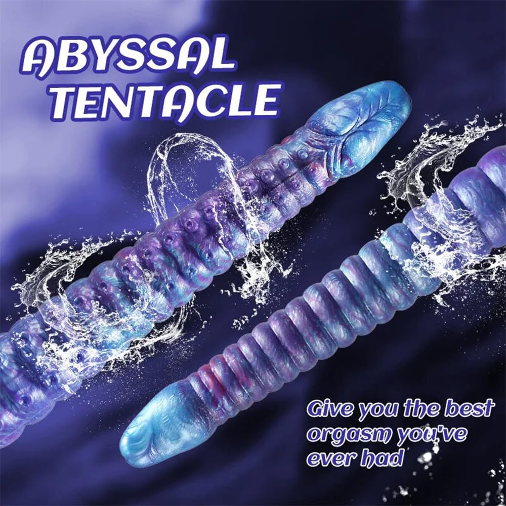 Gienocy 22in ilicone Super Long Tentacle Anal Dildo Butt Plug Strong Suction Cup Realistic Monster Octopus Dildos Anal Vaginal Prostate Massage G-Spot Sex Toys for Beginner Advanced Men Women (S): L