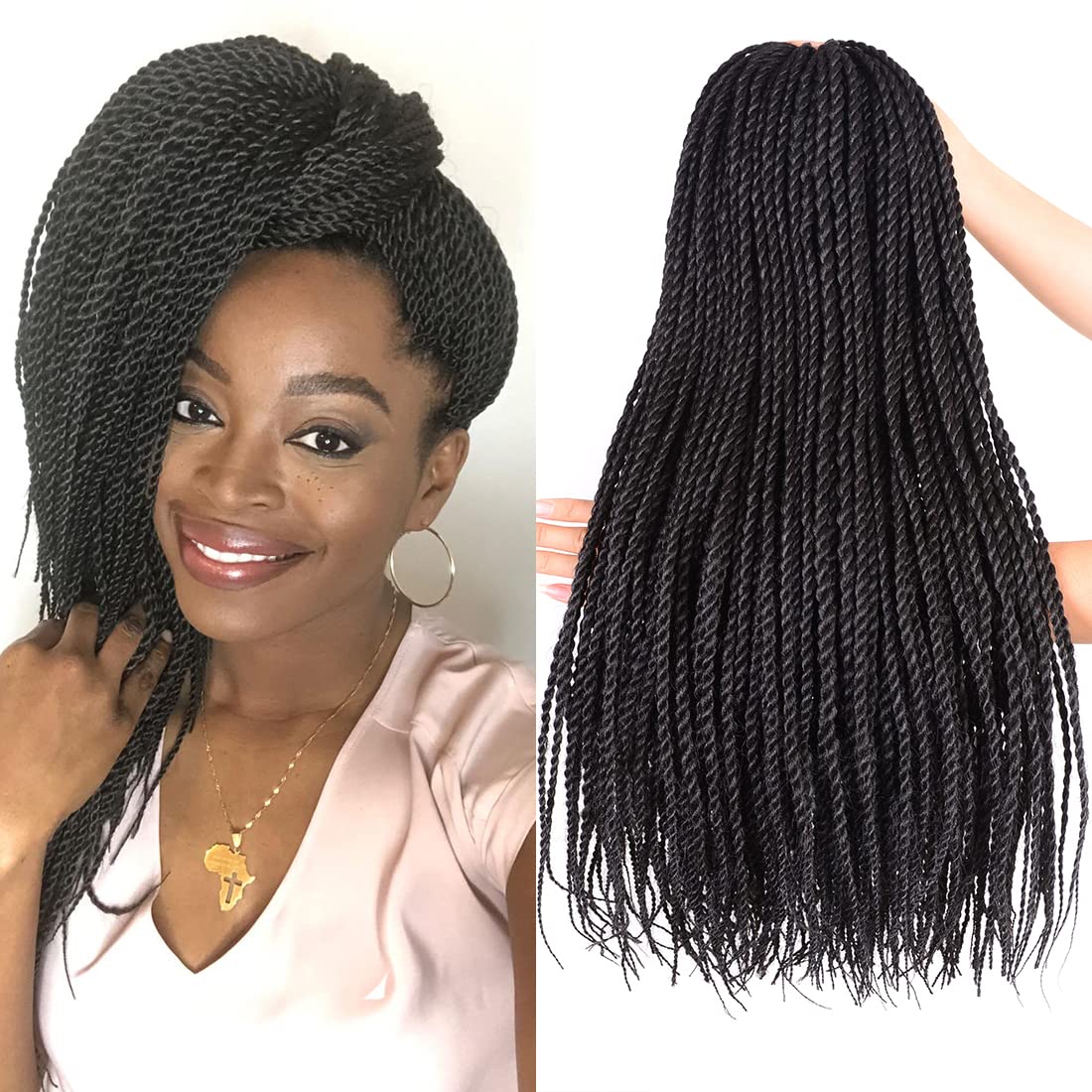 Senegalese Twist With Two Colors